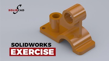SolidWorks Exercise 23 | SolidWorks Tutorial | SolidCad