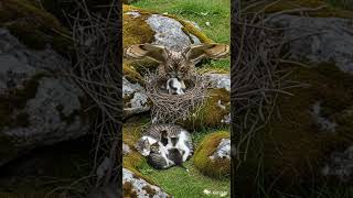 The Kitten Who Found Shelter in a Birds Nest Surprising Friendship #cute #animals #pets