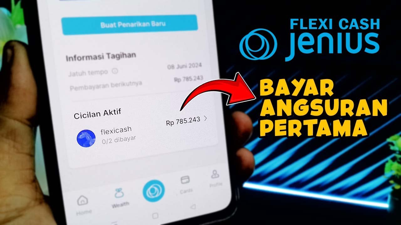 Cara Bayar Flexi Cash Jenius | Bayar Tagihan Flexi Cash Jenius Angsuran Pertama | BKD tutorials