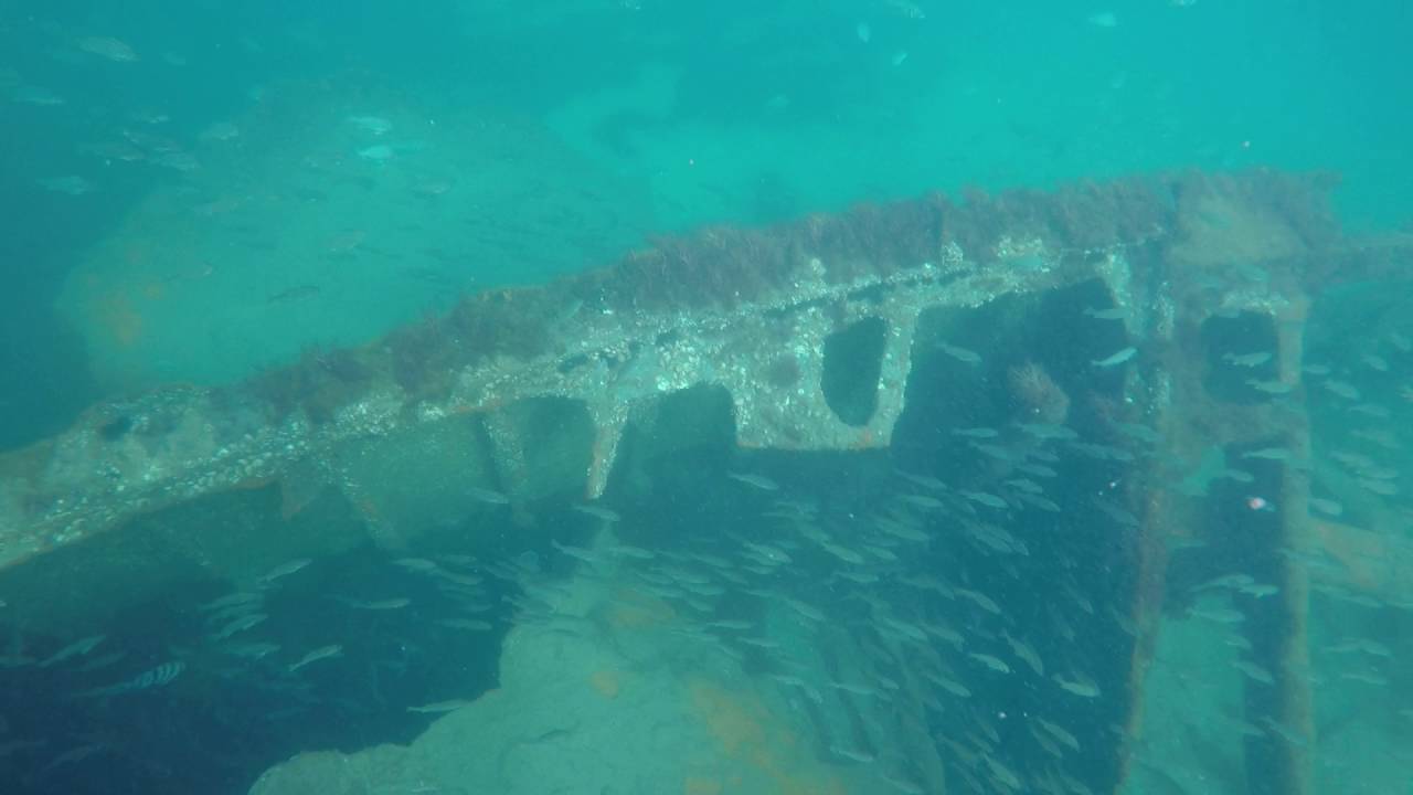 Scuba diving Outer banks NC triangle Wrecks 7/28/16 YouTube