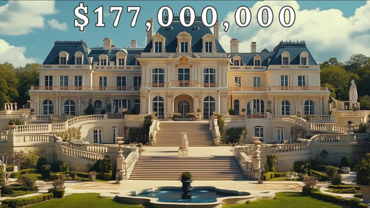 Inside a $177,000,000 Modern French Château in Paris 🇫🇷 | Ultimate Luxury Tour