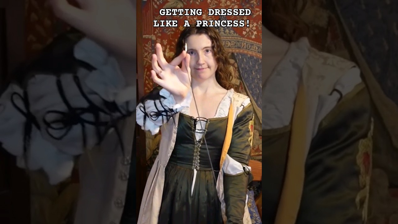 GETTING DRESSED LIKE A RENAISSANCE PRINCESS! // HOW TO NOT BE "NAKED" IN PUBLIC!