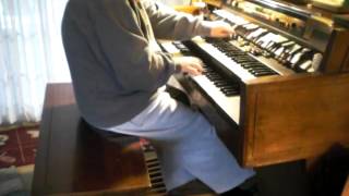 Mike Reed plays "Funky Friday Blues" on the Hammond Organ chords