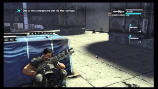 Binary Domain - Chap 2 Yearn For Refuge: Rooftop Action, Deadeye Robots, Charile Small Talk Xbox 360