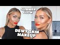 DEWY SUMMER SKIN | THE PERFECT RED LIP
