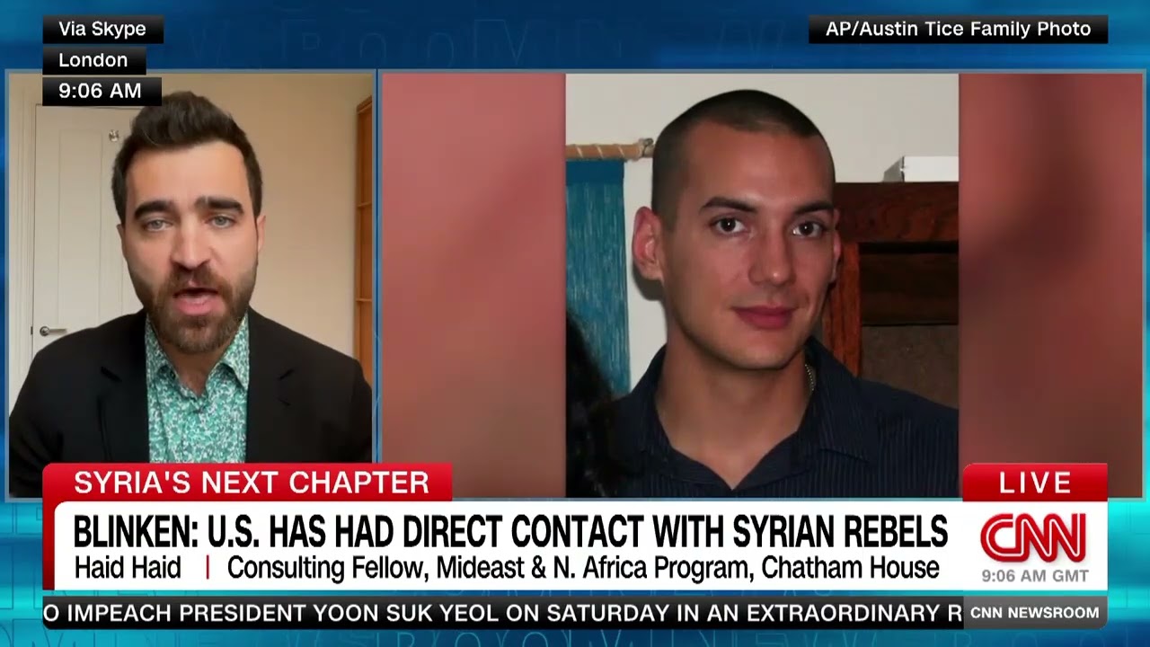 Interview with CNN to discuss Syria's transition, Syrian detainees & refugees & Israel's aggression.