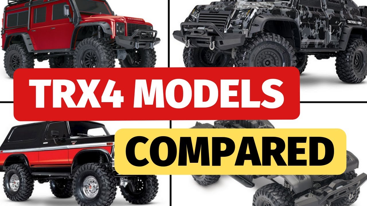 Best Traxxas TRX4 versions Bronco, Defender, Tactical compared