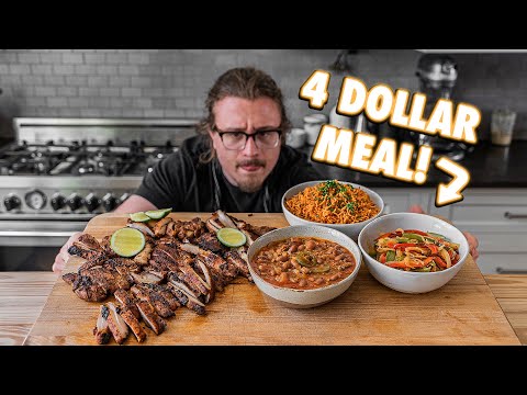 Youtuber - Giant 4 Dollar Homemade Fajitas Meal | But Cheaper