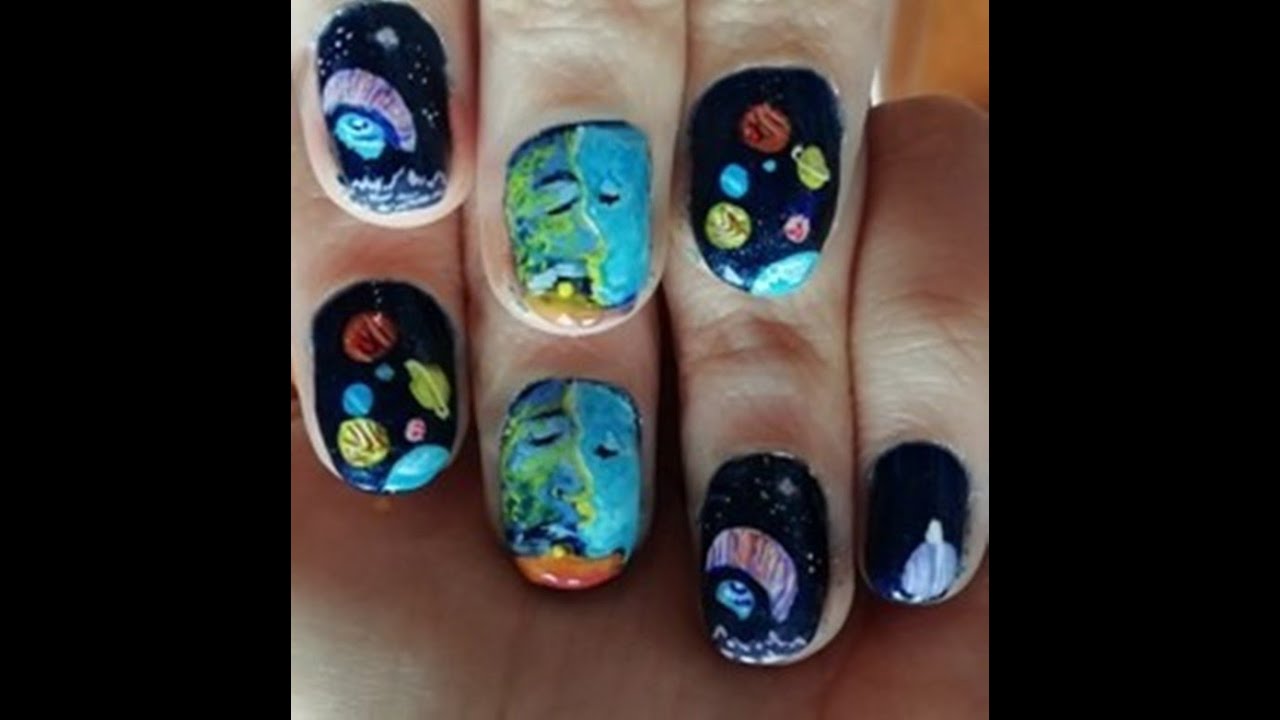 Step-by-Step Space Nail Art Tutorial - wide 5