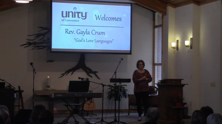 February 3 2019 Gods Love Languages Rev. Gayla Crum