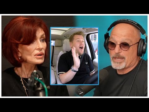 Sharon Osbourne and Howie Mandel Talk Drama With James Corden