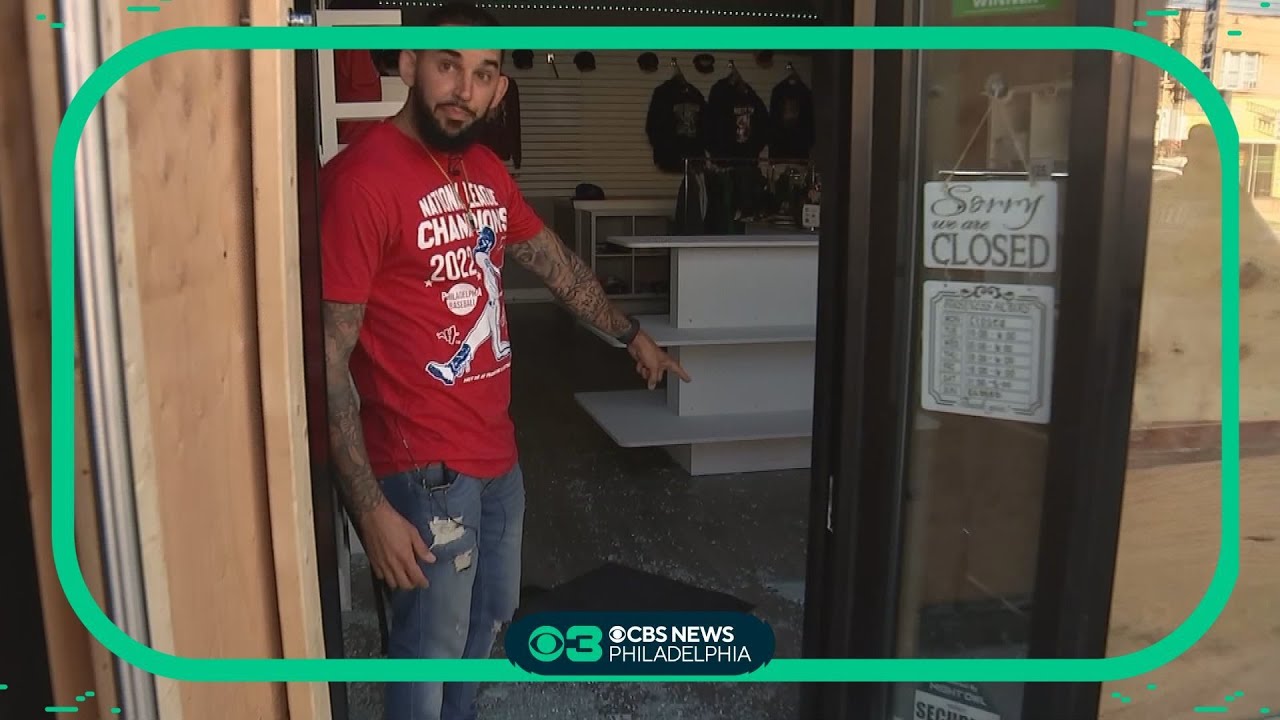 Philadelphia streetwear business looted in busy season, owner left to rebuild