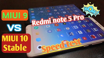 MIUI 10 Stable vs MIUI 9 speed test Comparison in redmi note 5 Pro || extreme ram management test.