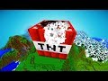 I trolled Minecraft Hackers with GIANT TNT!