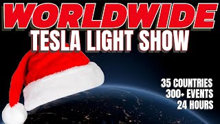 WORLDWIDE CHRISTMAS TESLA LIGHT SHOW