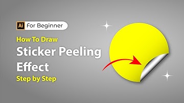 How to Make Peeling Effect stickers - Adobe Illustrator Tutorial