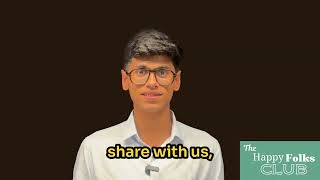 Welcome to the Internship | Founder's Message | Siddharth Kothari | Happy Folks Club