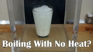 What Happens To Milk In A Huge Vacuum Chamber?