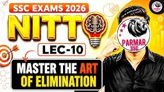 SSC EXAMS 2026 | NITTO SERIES LEC-10 | MASTER OPTION ELIMINATION FOR SSC & RAILWAY