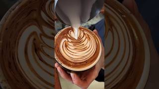 How to make Latte art coffee latte coffeeart lattee espresso