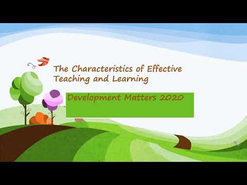 Development Matters 2020 Characteristics Of Effective Teaching And Learning