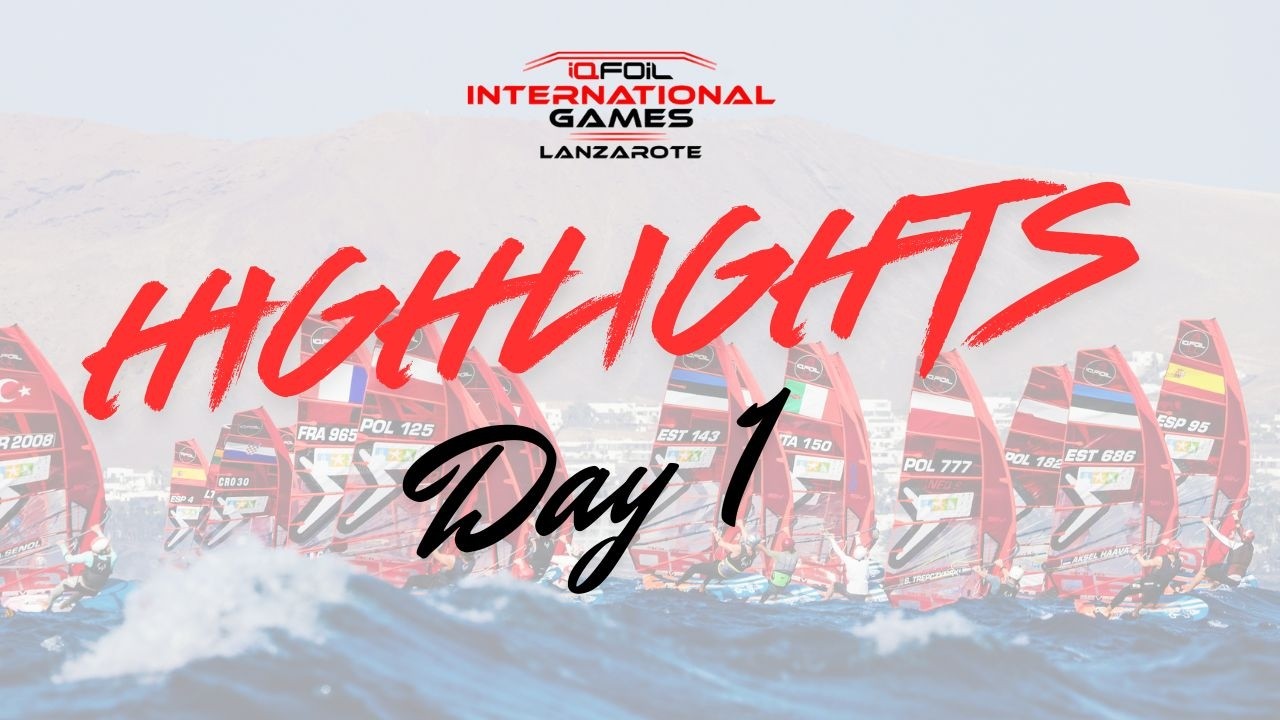 ⁣DAY 1 | Lanzarot iQFOiL Gams