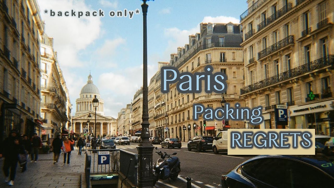Сожаления по поводу упаковки вещей (только мои личные вещи), 11-дневная поездка в Париж 😲🎒🇫🇷