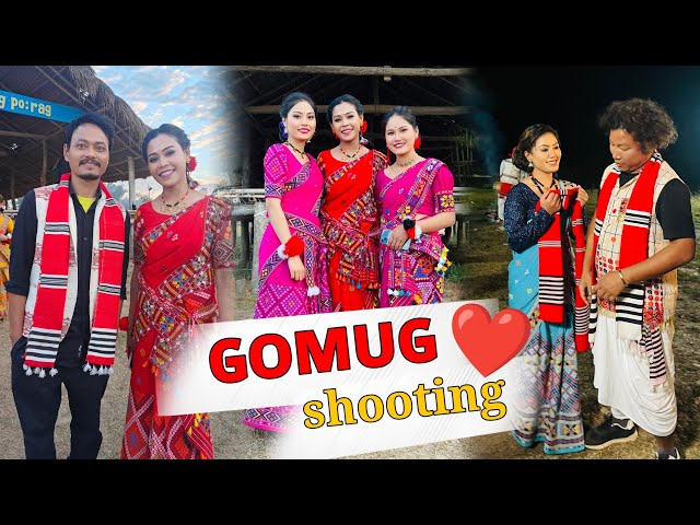 Gomug ৰ শ্বুটিংত 😍 | First time with Gomug Team | Chitralekha Doley class=