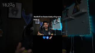 RONITH FF ON FUTURE RIVALRY OF TG VS TE 💙🖤 #freefire #esports #totalgaming #teamelite #s8ul #iqoo
