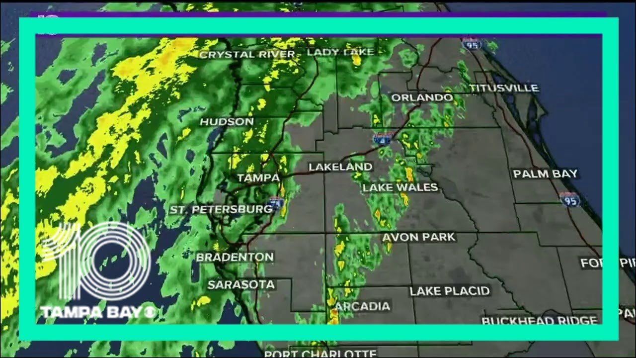 LIVE RADAR: Strong storms move through Tampa Bay - YouTube