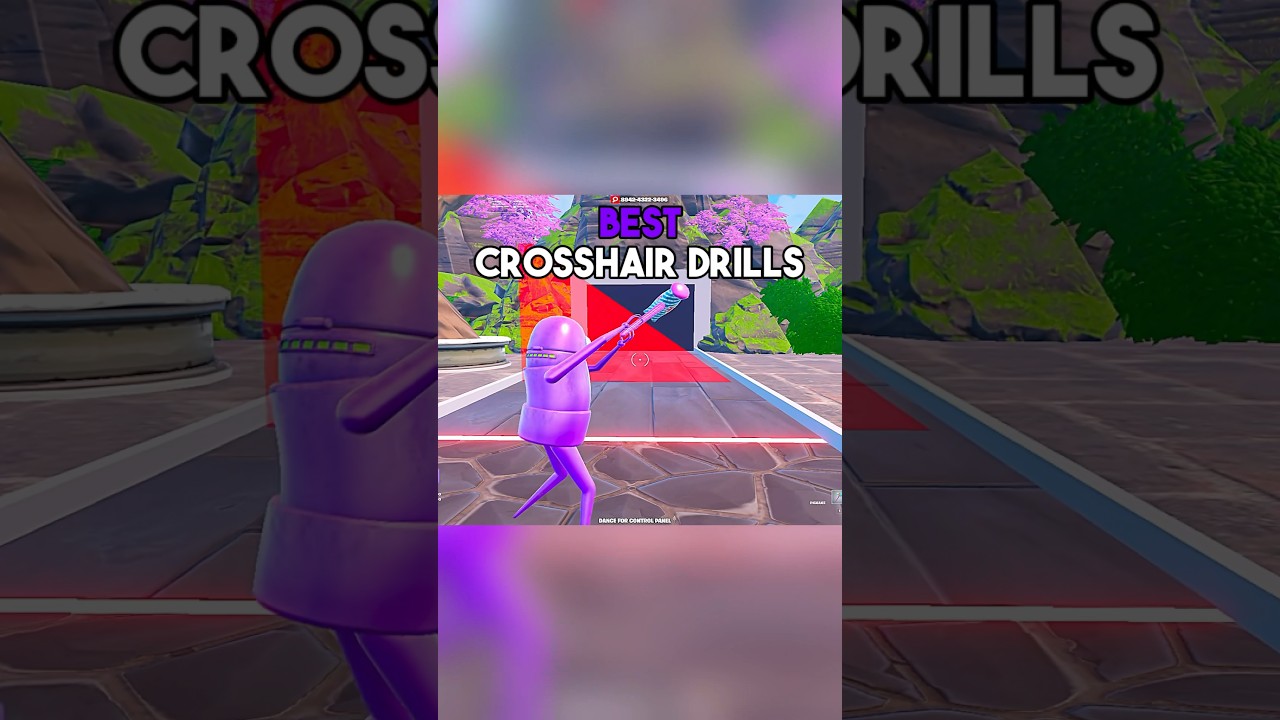 Practice Drills for Crosshair Placement 🎯🤩 #fortnite