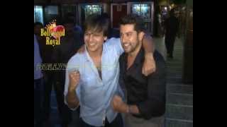 Vivek Oberoi & Aftab Shivdasani visits Gaitey Galaxy Cinema for the promotion of ''Grand Masti'' 1