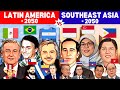 Southeast Asia 2050 vs Latin America 2050 - Country Comparison
