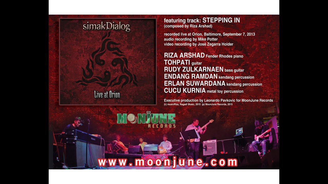 simakDialog "Stepping Out" (from "Live at Orion)