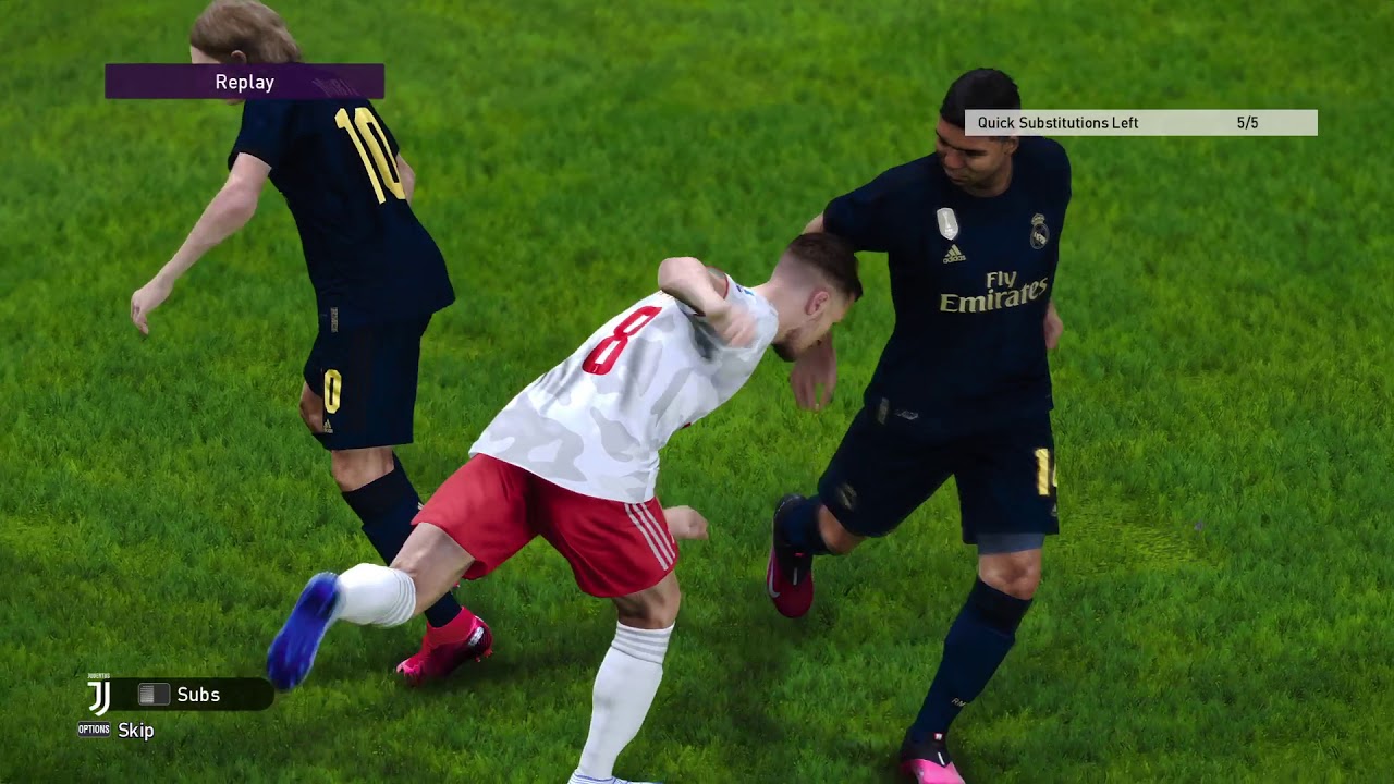Pes2020 JUV Vs RMA Match Online Division YouTube