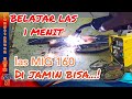 BELAJAR MESIN LAS INSTANT, REDBO MIG-160 | CARA MENGELAS dan UJI TEKANAN hasil LAS  lihat deskripsi.