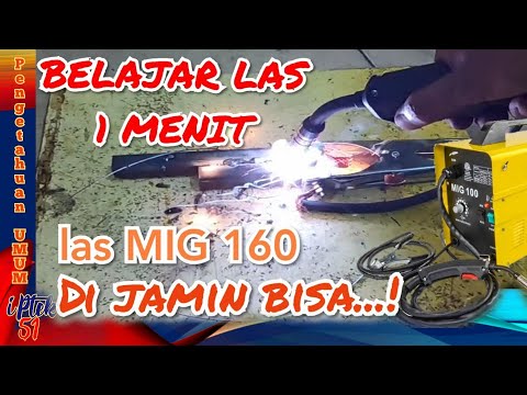 BELAJAR MESIN LAS INSTANT, REDBO MIG-160 | CARA MENGELAS dan UJI TEKANAN hasil LAS  lihat deskripsi.