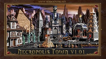 Necropolis Town v1.01 (VCMI) - Heroes of Might and Magic 3 mod