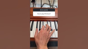 F# Major Chord on the Piano