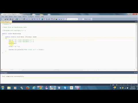 Java Lesson 2C: More on variables and datatypes