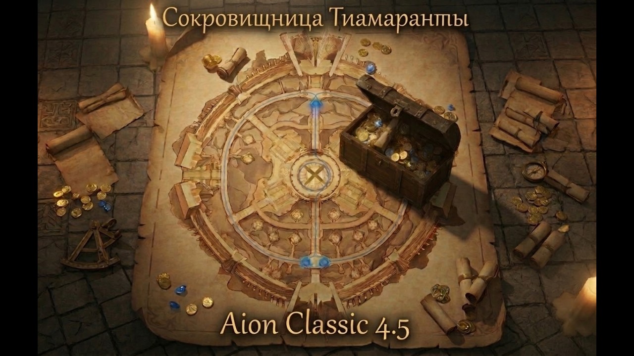 Око Тиамаранты СПРЯТАННЫЕ СОКРОВИЩА (Карты сокровищ) Aion Classic 4.5