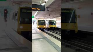 Subways U18 Meeting At Gracht Station #Subway #Train #Germany