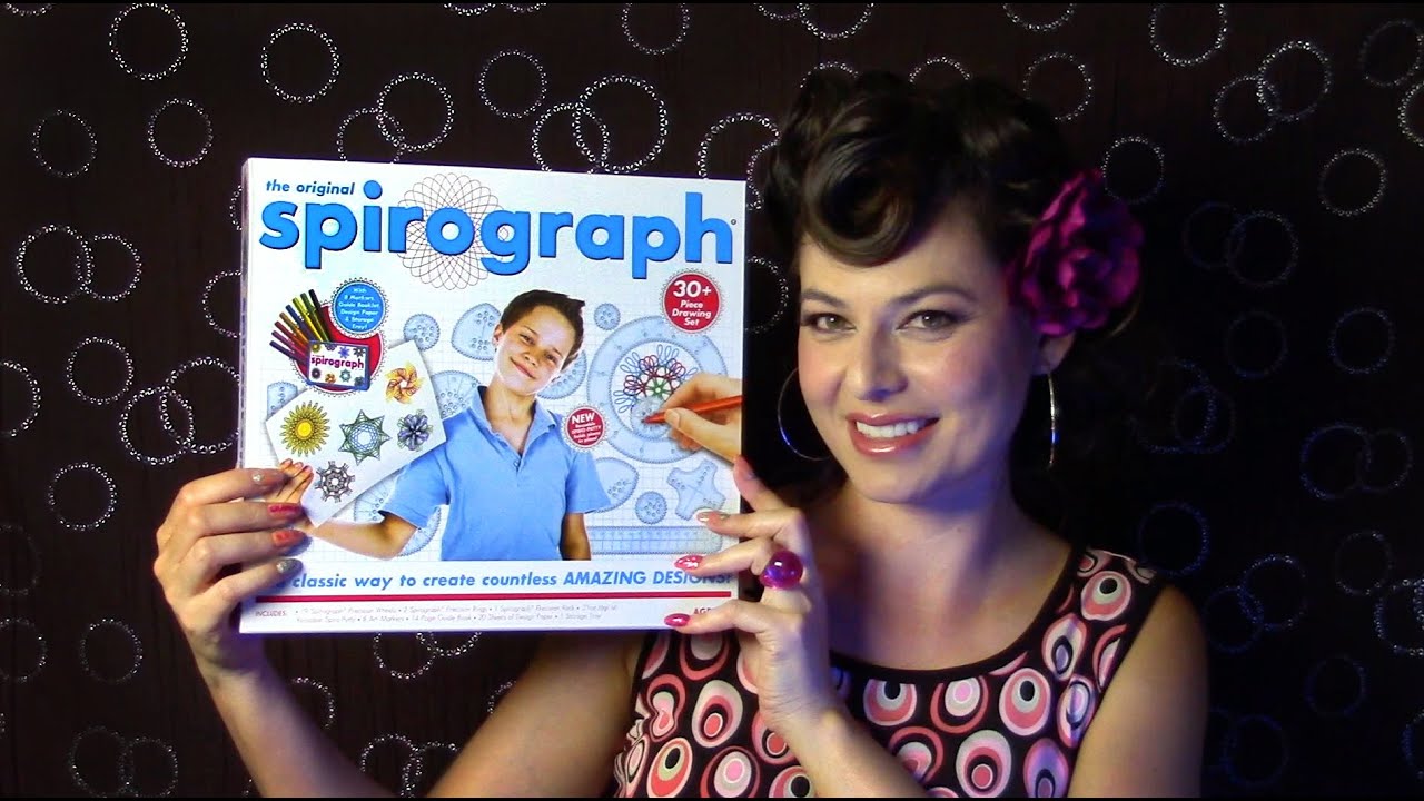 ASMR Nostalgia: Spirographs-A Relaxing Trip Down Memory Lane