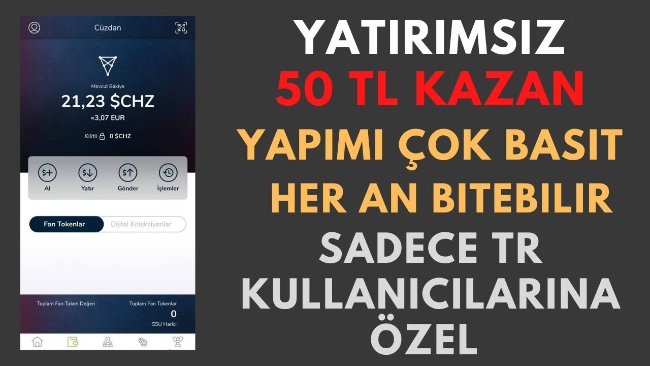 YATIRIMSIZ - ₺50 KAZANMAK | SOCİOS.COM | YAPIMI ÇOK BASİT HER AN ...