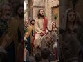 Why did Jesus enter the city riding a donkey?#Jesus#HolyWeek#BibleStory#Faith#Hosanna#JesusIsKing