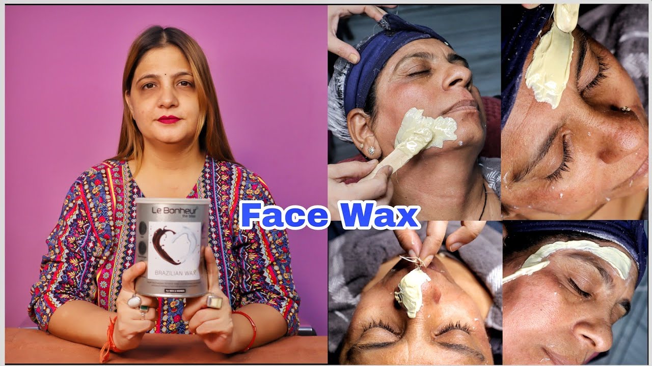 Full Face Wax For Brazilian Wax || How to remove facial hair / Face Waxing / Hindi Tutorial