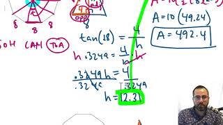 Angles and Area of Polygons - Practice Quiz Solutions