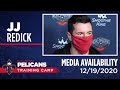 JJ Redick talks about the win over Bucks + defensive improvements | Pelicans Practice 12/19/20