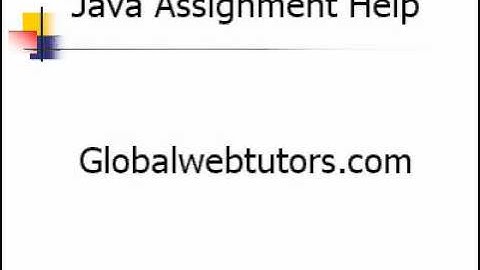 Java programming Assignment Help,Java homework Help,Java online tutor,GLOBALWEBTUTORS