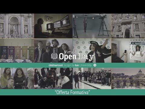 Virtual Open Day Unimarconi - Offerta Formativa